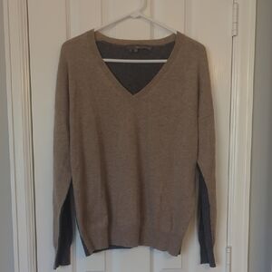 360 Cashmere Two Tone Sweater
